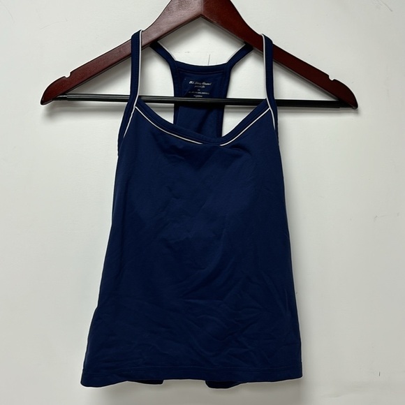OLD NAVY brand Women's sleeveless gym t-shirt in narrow navy blue size XS - Picture 1 of 7